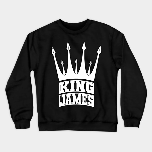 King james Crewneck Sweatshirt by Aloenalone